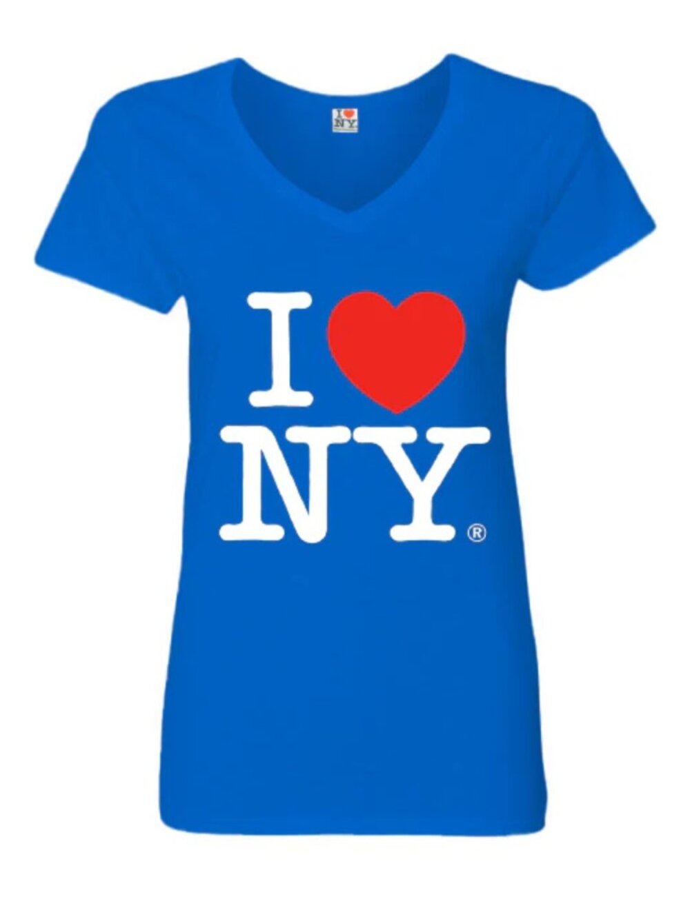 NWT "I Love NY "Ladies V-Neck Short Sleeve T-Shirt